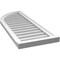 Ekena Millwork Quarter Round Top Left Surface Mount PVC Gable Vent w/ 2"W x 2"P Brickmould Sill Frame, 16"W x 42"H GVPQL16X4203SN - alternate 5